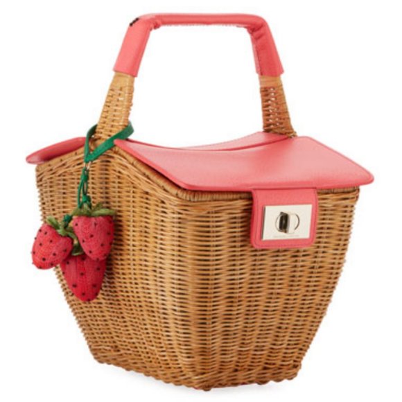 kate spade picnic perfect 3D wicker picnic basket - Picture 2 of 11